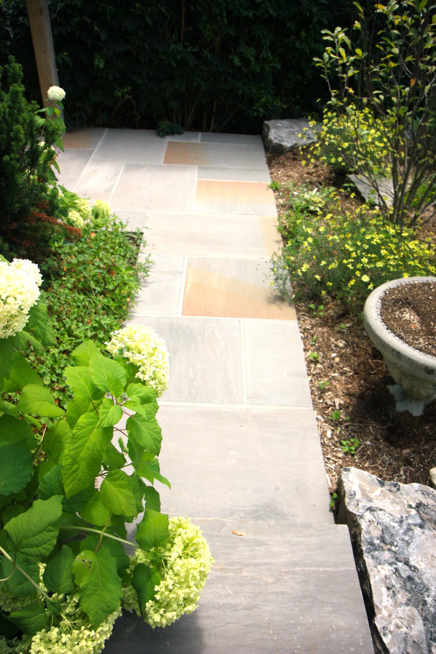 Stone pathway
