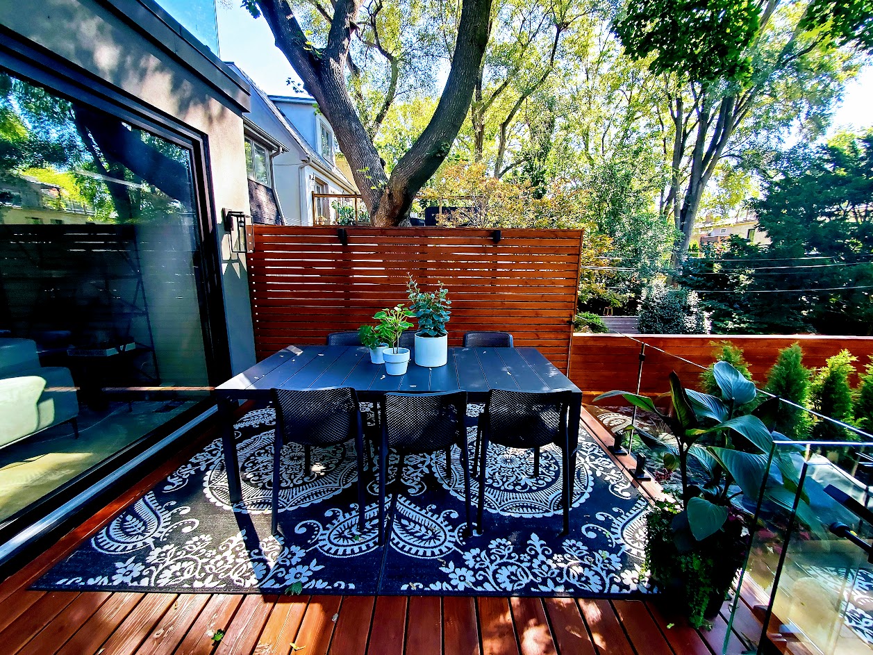 Outdoor Dining from different view point