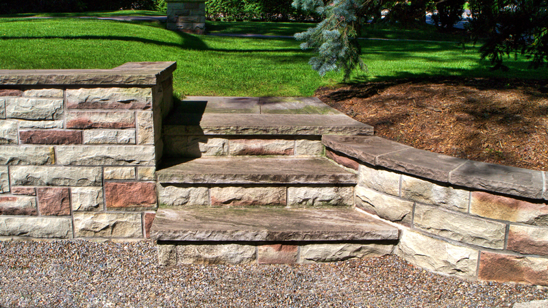 Stone Stairs leading to home