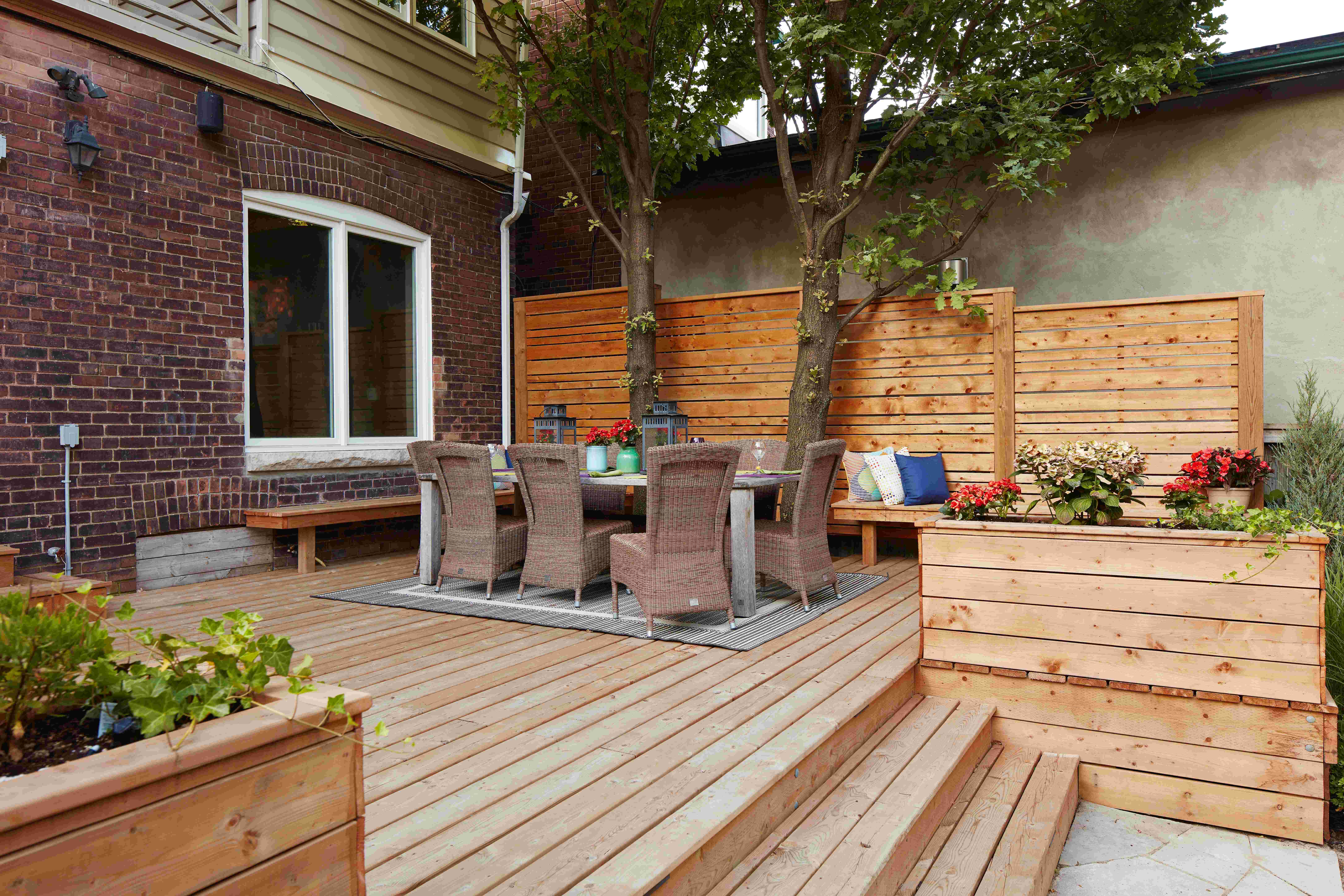 custom built deck